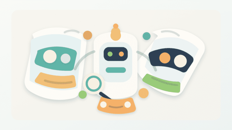 Layered paper illustration of an arbitrage bot comparing two crypto markets