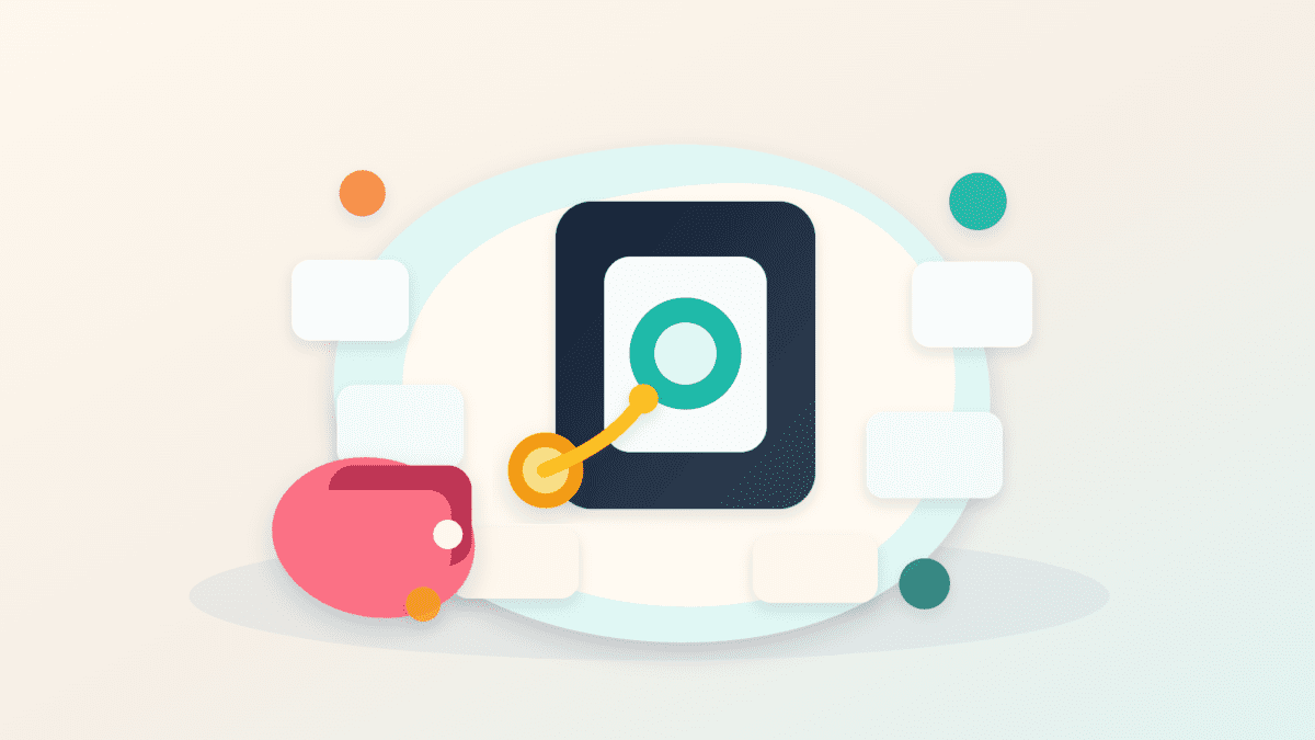 Layered-paper illustration of a wallet offering an extra fee token to a crowded transaction gate