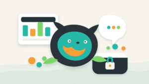 Layered paper illustration of a bull beside a blank trading terminal, wallet, token checks, and chat bubble
