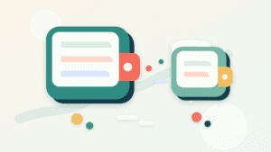 Layered paper illustration showing a target wallet mirrored into a separate protected copy wallet