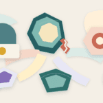Layered-paper illustration of a crypto asset connected to fragile custody, reserve, bridge, and protocol dependencies