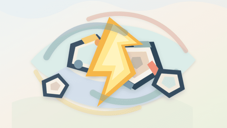 Layered-paper illustration of a sudden flash loan attack bending a fragile DeFi vault