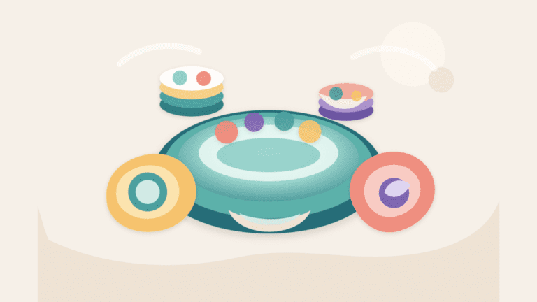 Layered paper illustration showing a liquidity pool outcome smaller than a hold-only token stack