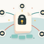 Layered paper cover showing a locked smart contract watched by connected keeper nodes