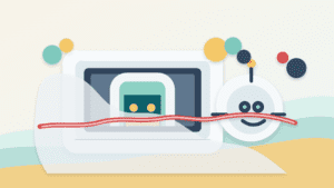 Layered paper cover showing a liquidator bot watching a collateral vault as a risk threshold line passes through the scene