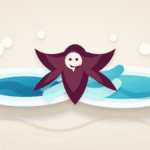 Layered paper illustration of a liquidity vampire pulling liquidity between two DeFi pools