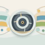 Layered paper illustration of a vault surrounded by balanced liquidity shapes for a market making vault