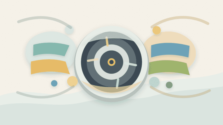 Layered paper illustration of a vault surrounded by balanced liquidity shapes for a market making vault
