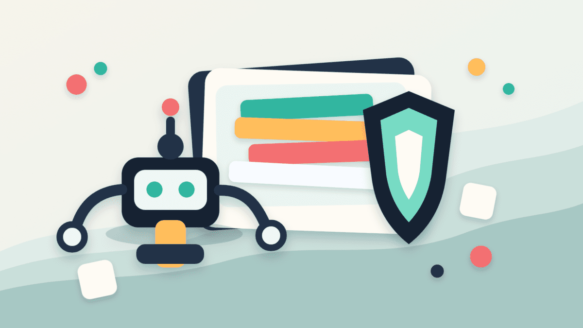 Paper-cut illustration of a MEV bot inspecting layered transaction cards with a shield for protected routing