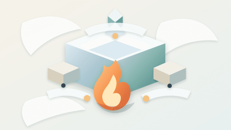 Layered paper illustration of block value being redirected into a flame for MEV burn