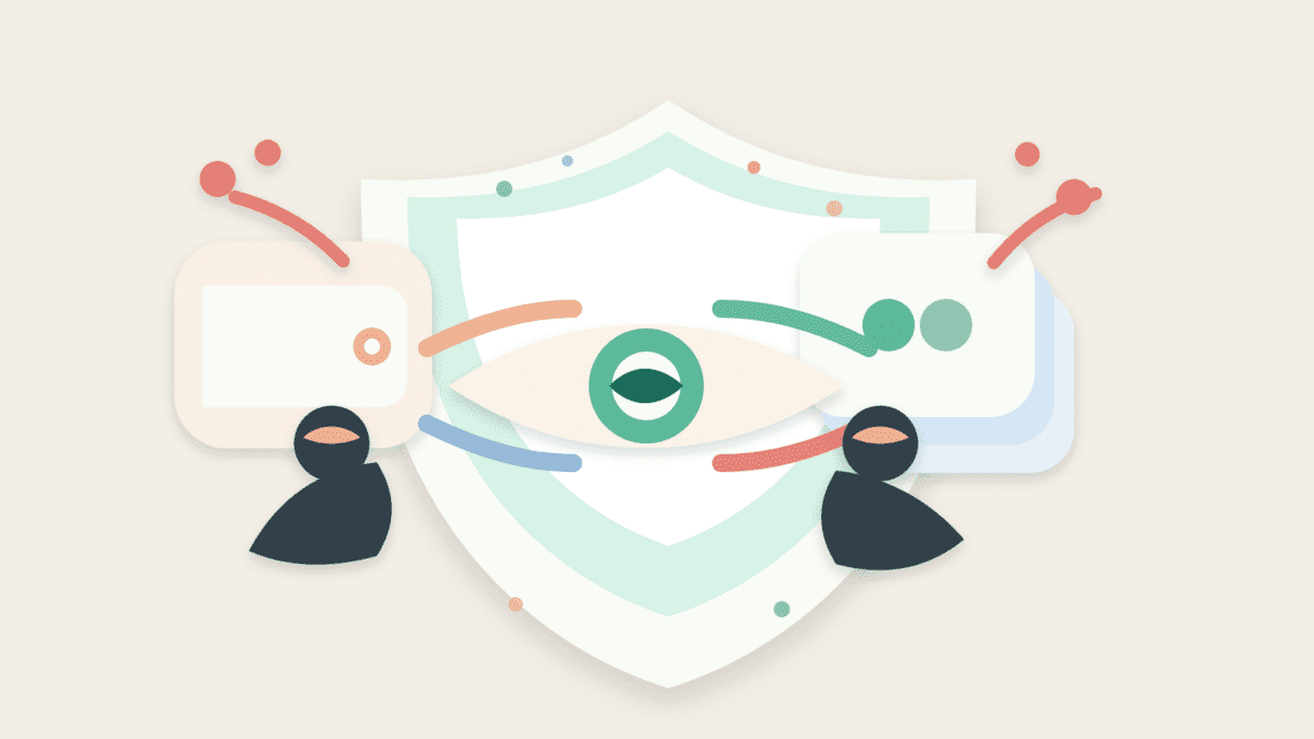 Layered paper shield protecting a private crypto swap route from surrounding bot silhouettes