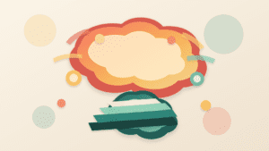 Layered paper illustration showing a large crypto market story floating above a smaller proof base