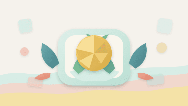 Layered paper illustration of a generic crypto balance producing native yield through built-in product layers
