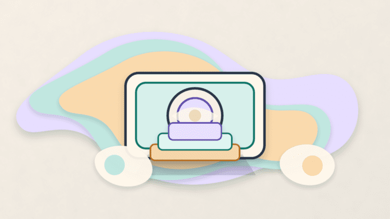 Layered paper illustration of a DeFi vault where a small deposit sits in front of larger exposure layers