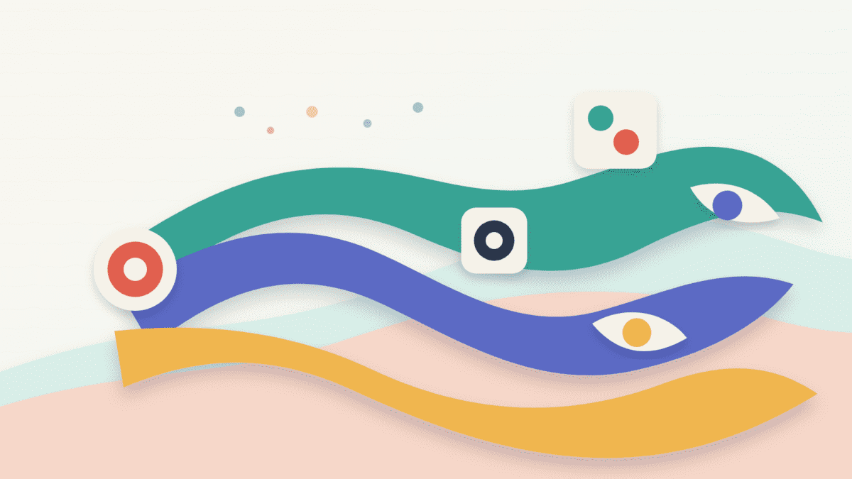 Layered paper illustration of a crypto trade request moving through several order routing paths