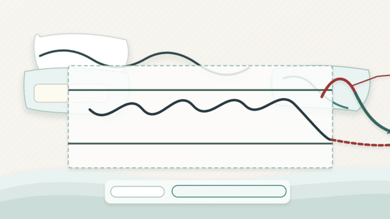 Layered paper cover showing a boxed price path, a blocked breakout, and a separate confirmation channel for range jail