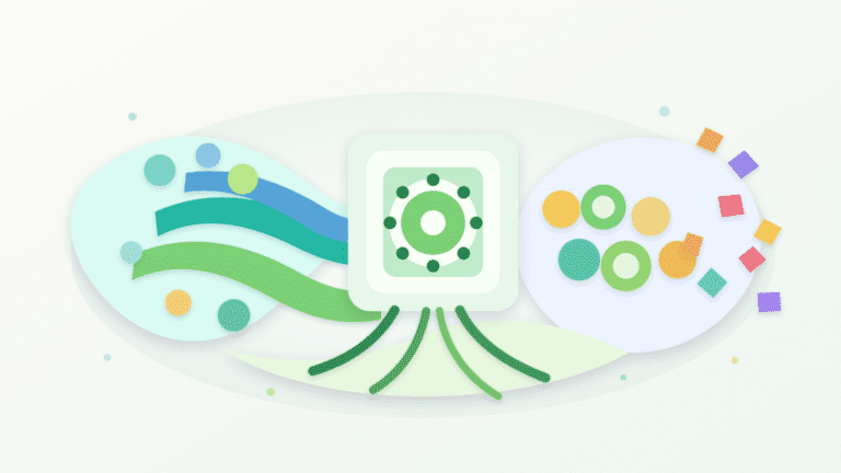 Layered paper illustration of earned protocol activity moving through a vault into stable yield tokens, with temporary reward confetti kept separate