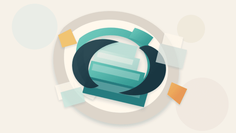 Layered paper illustration of collateral stacks being recycled through a tightening debt loop