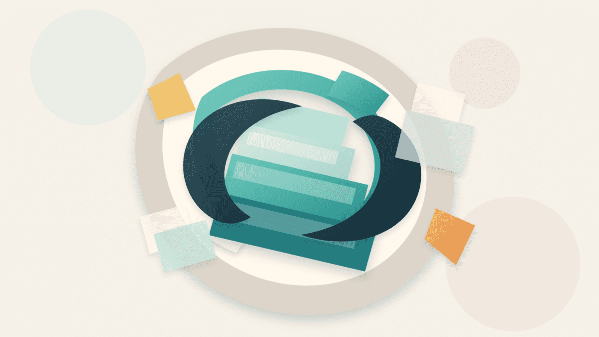 Layered paper illustration of collateral stacks being recycled through a tightening debt loop