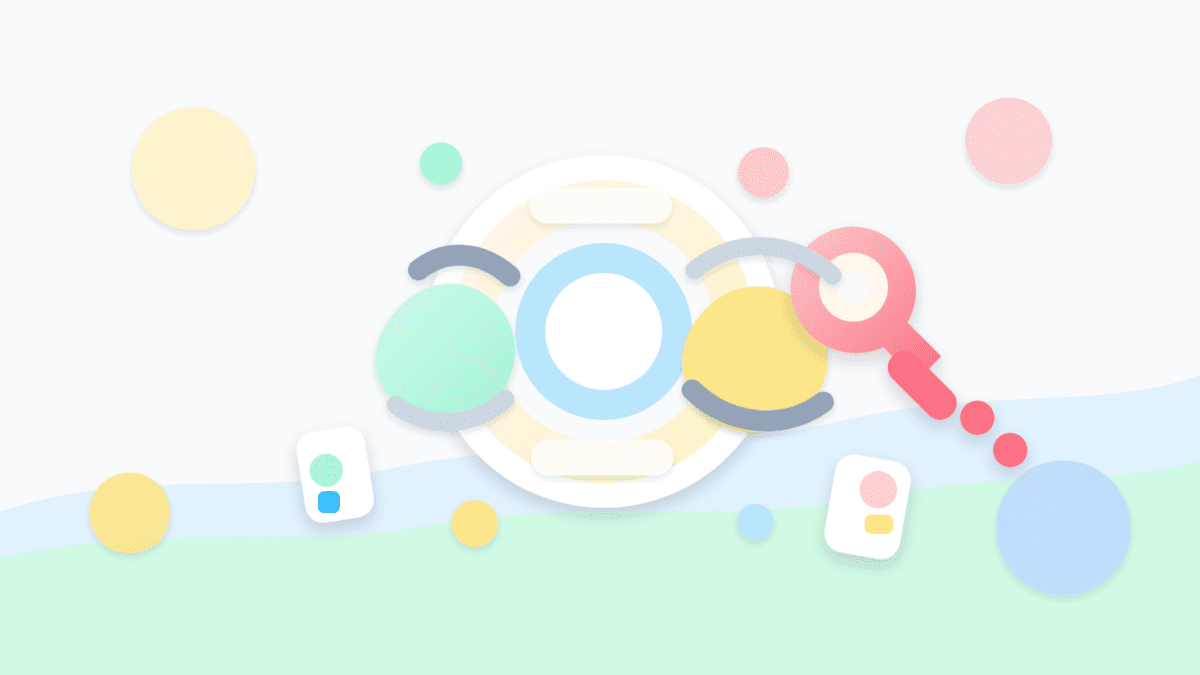 Layered paper illustration of a crypto token with a removed authority key and separated control path