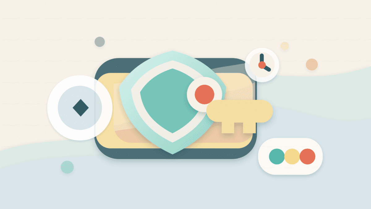 Layered paper illustration of a crypto wallet granting a temporary scoped session key