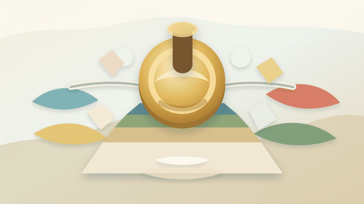 Layered paper collage showing a single stablecoin token held steady by a peg while market pressure surrounds it